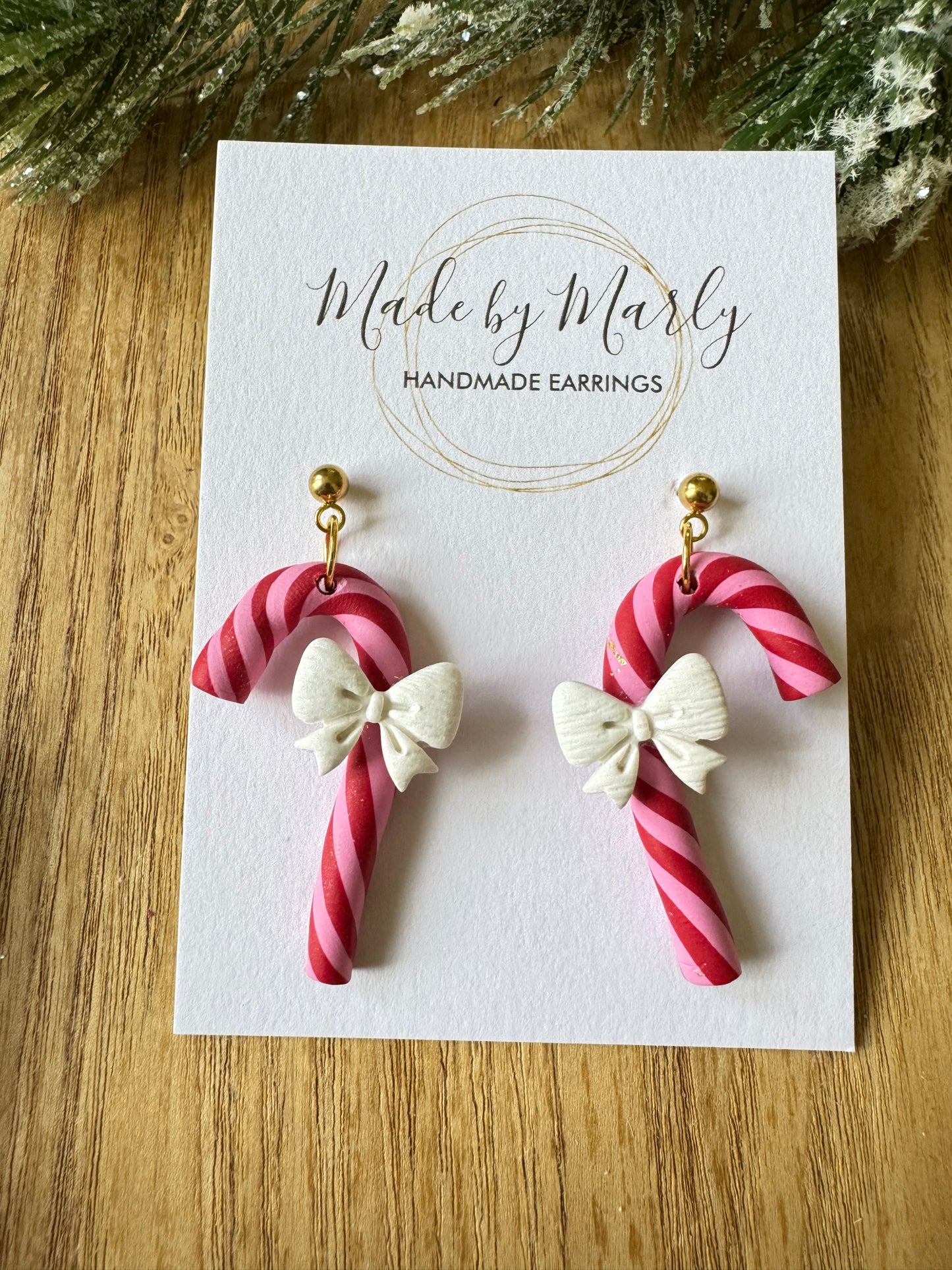 Candy cane dangle