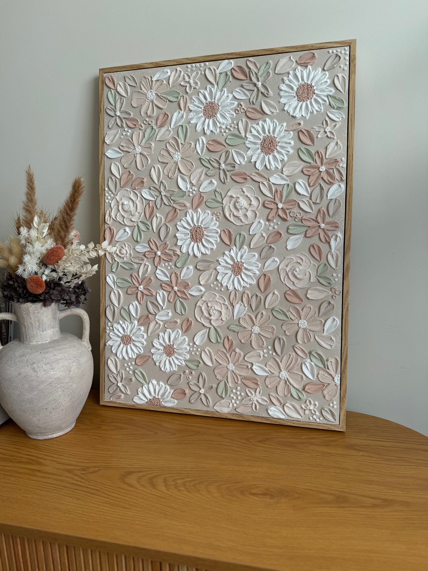 Floral Textured Art