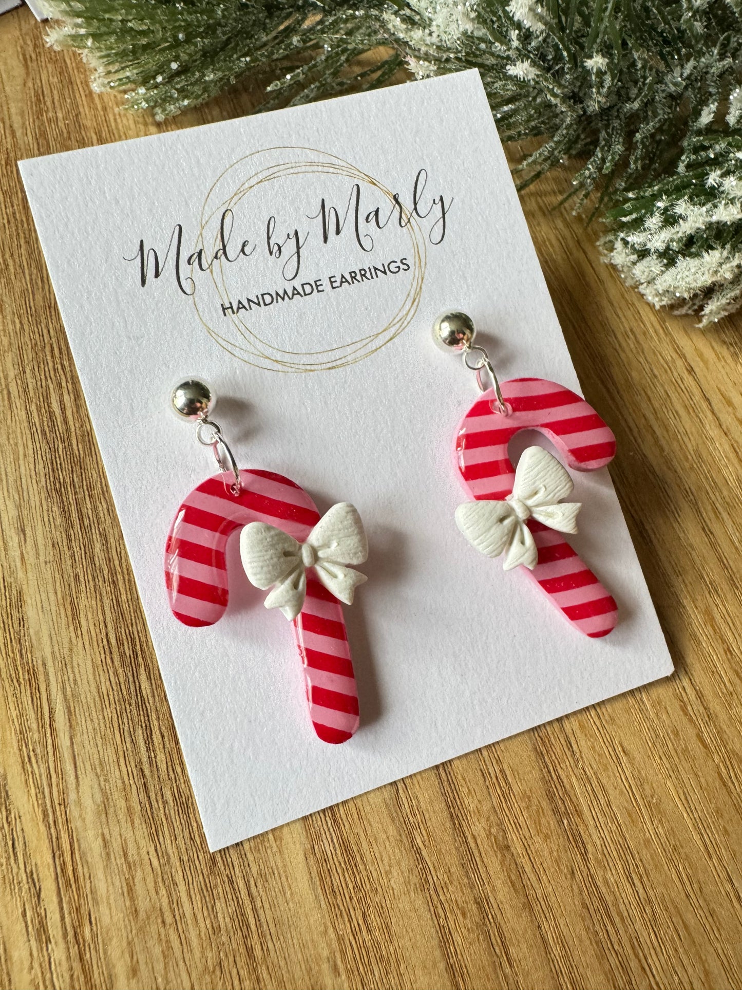 Candy cane dangle