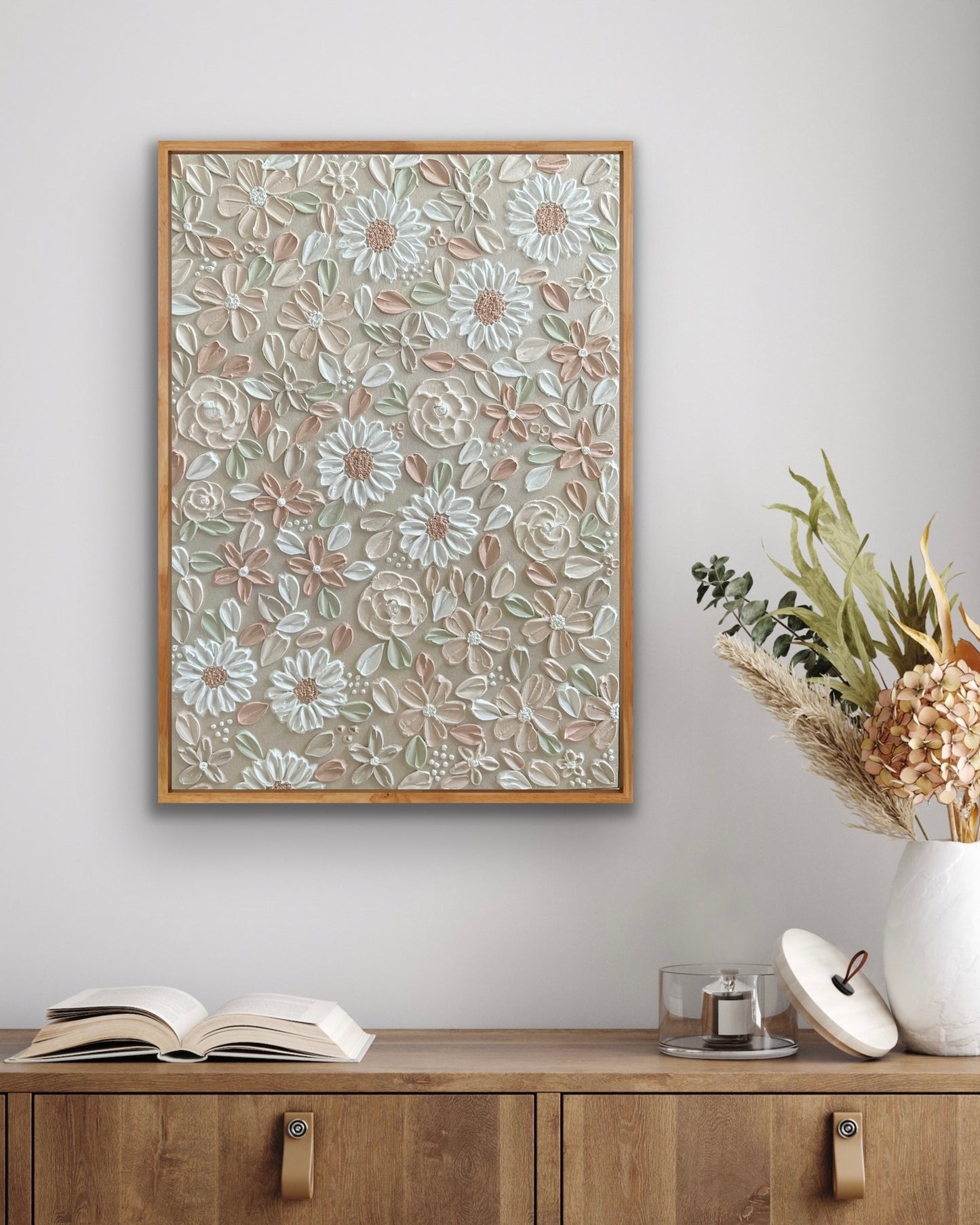 Floral Textured Art