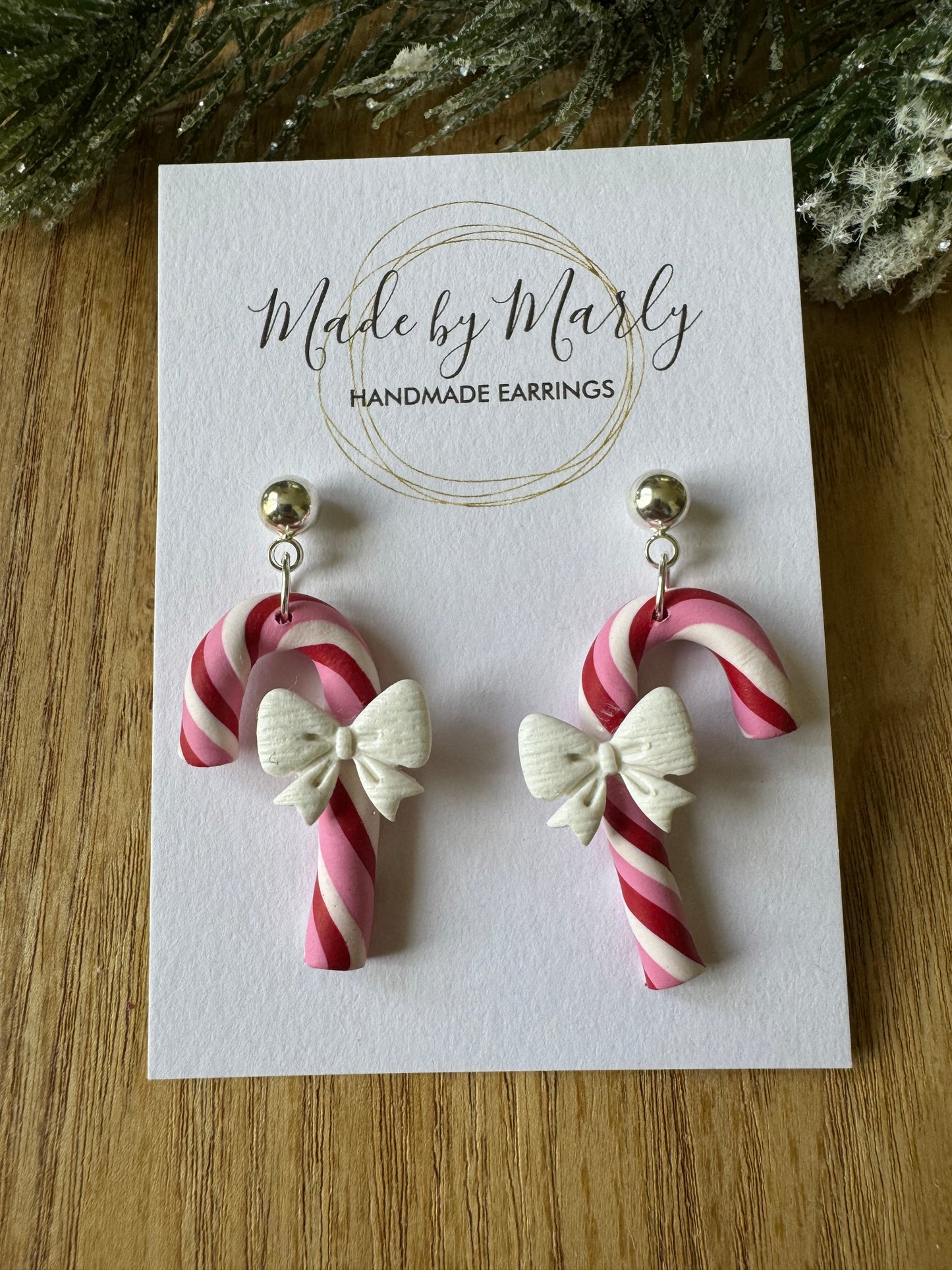 Candy cane dangle