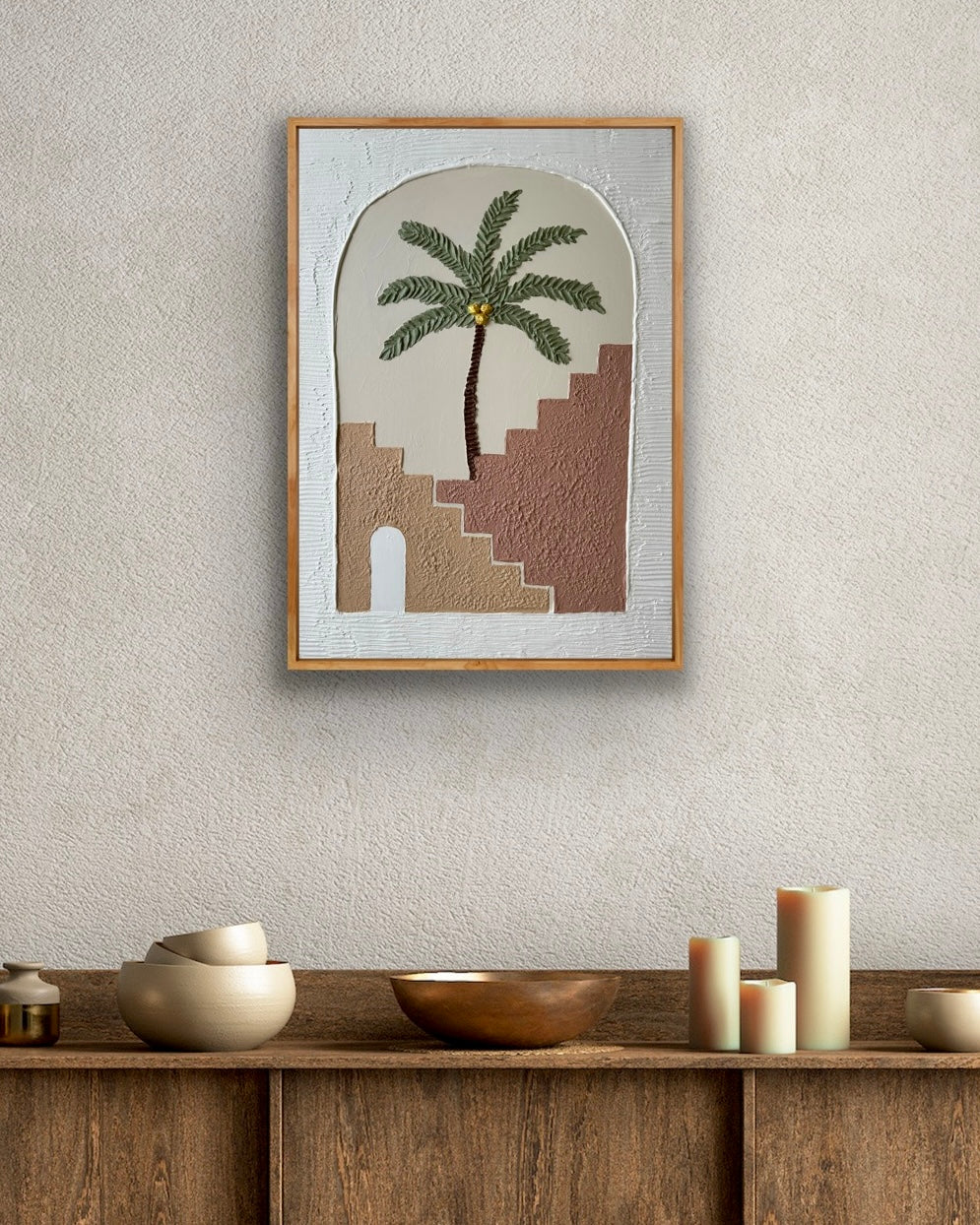 Palm Textured Art