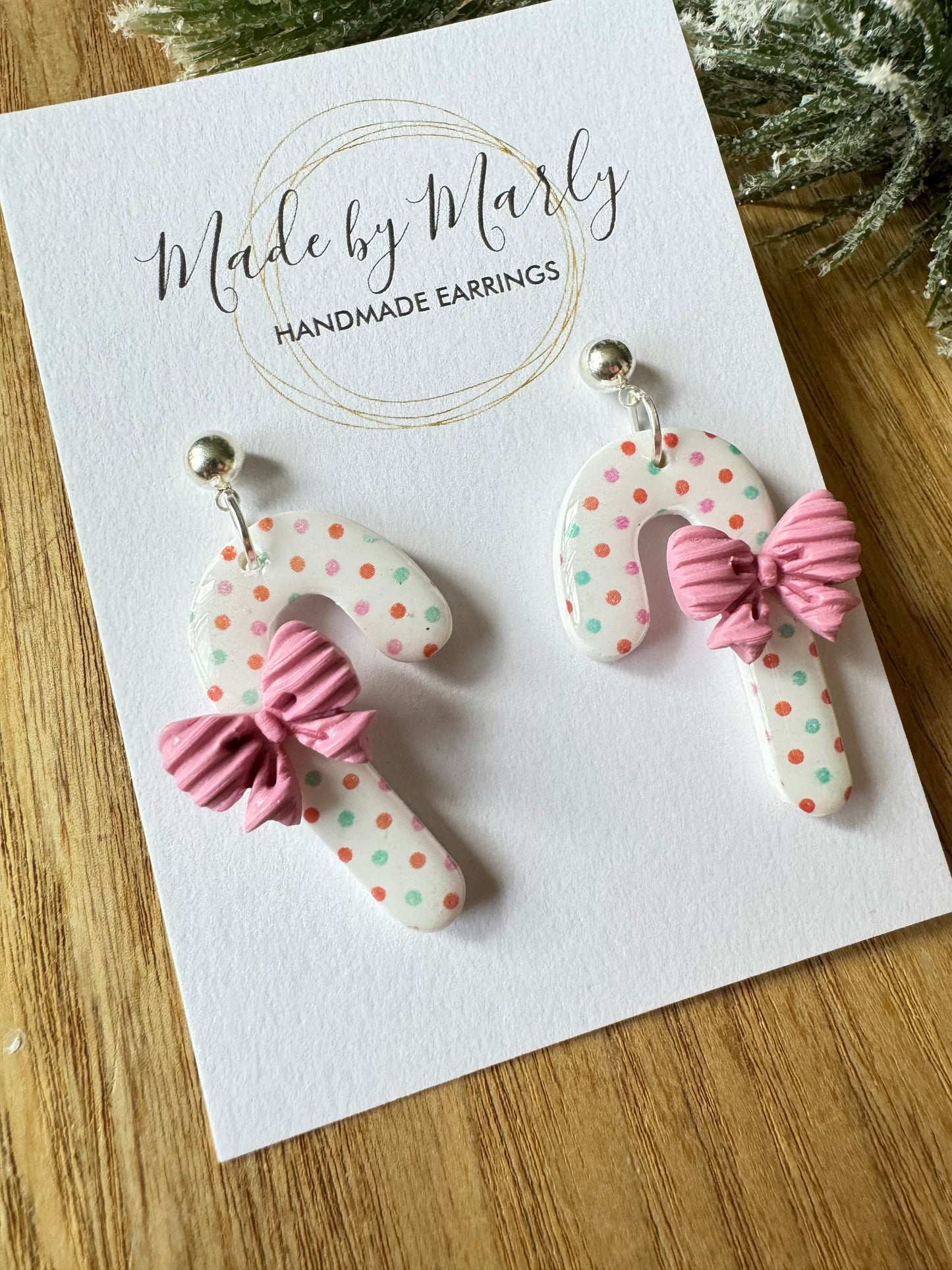 Candy cane dangle