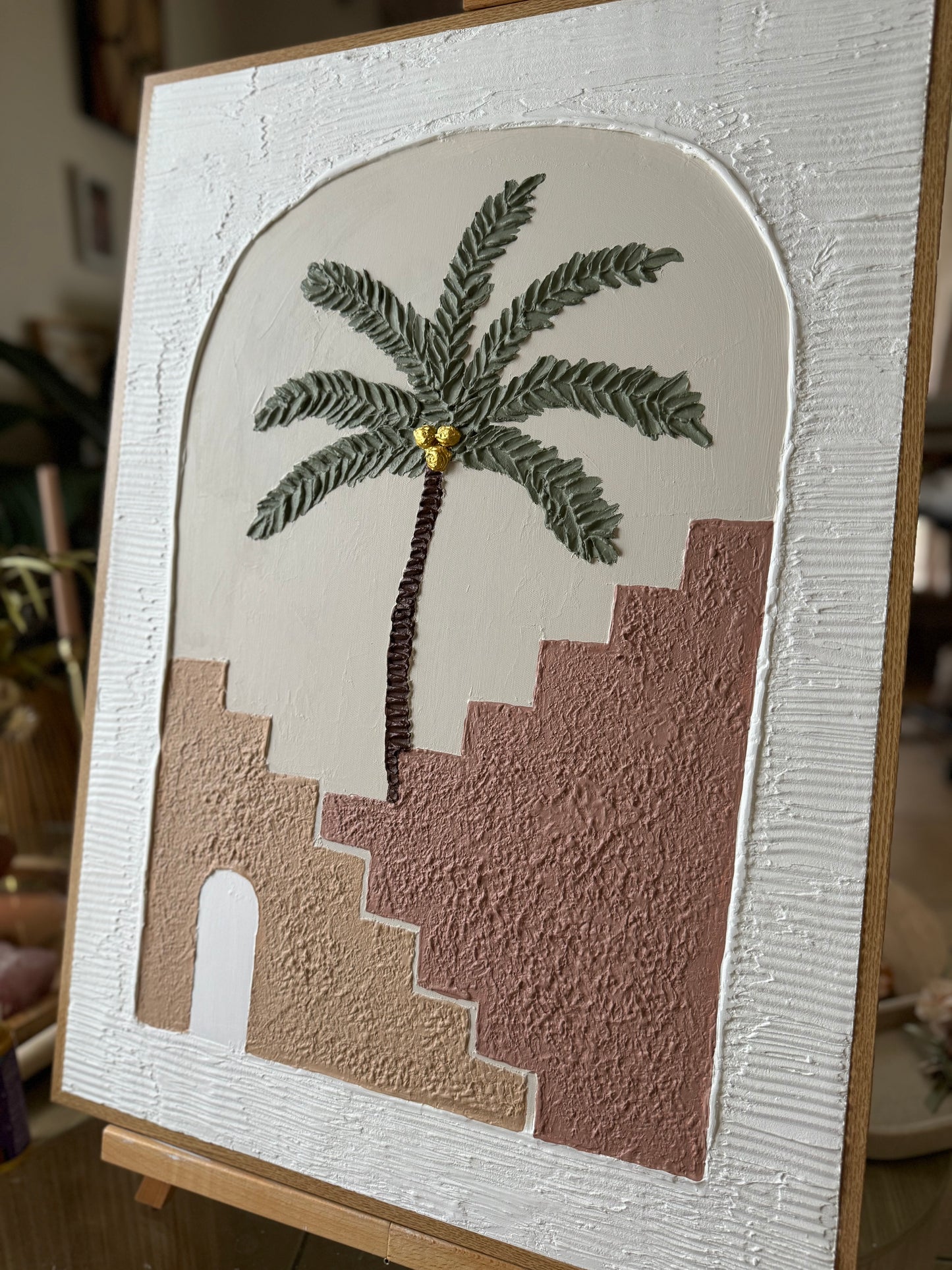 Palm Textured Art